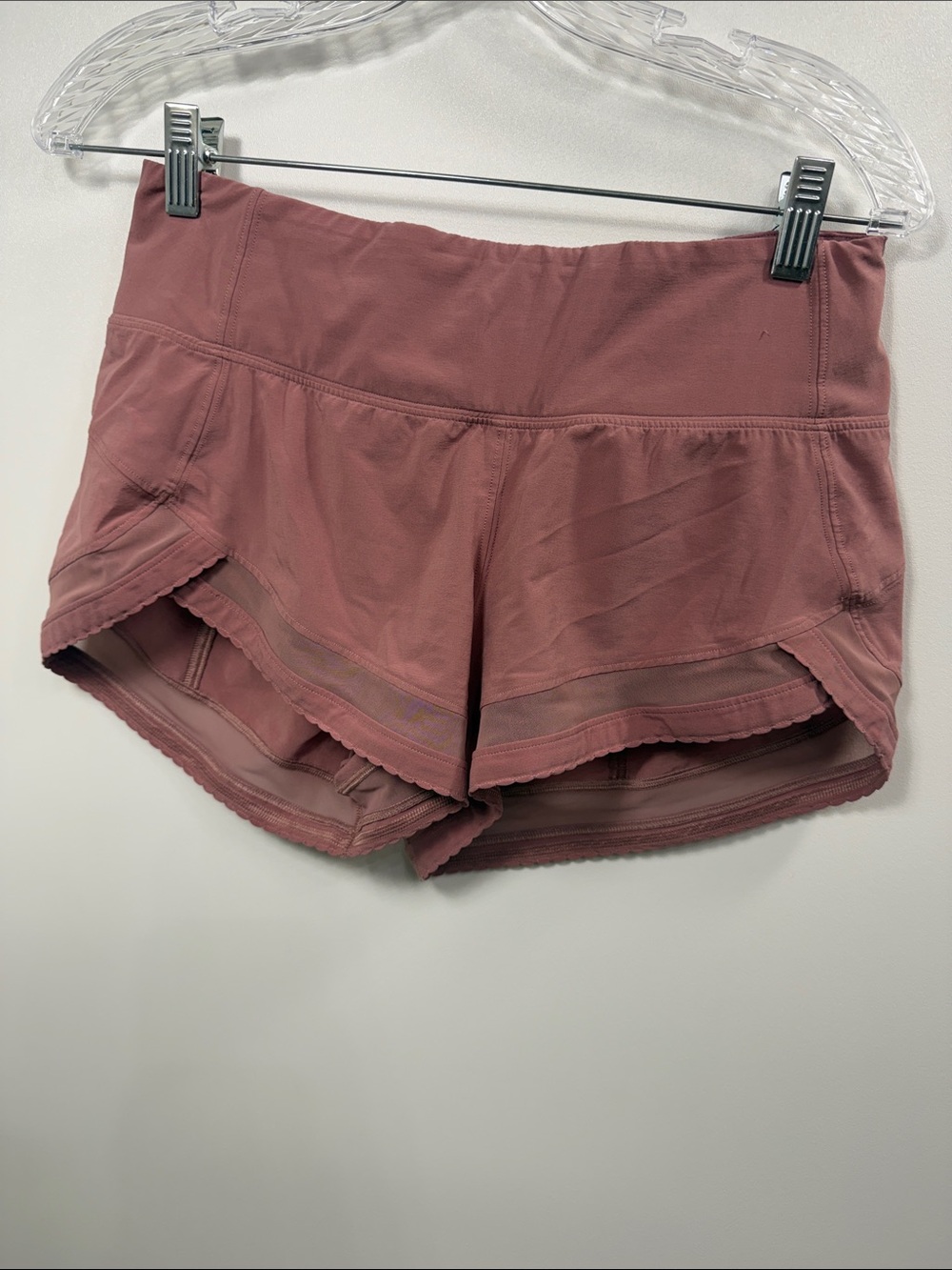 Lululemon Time to sweat pink shorts size 4
